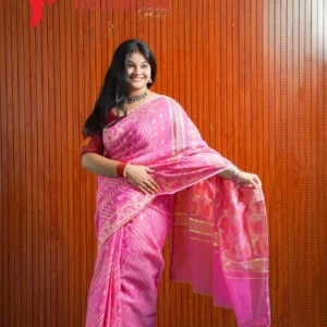 90 Count Jamdani Saree
